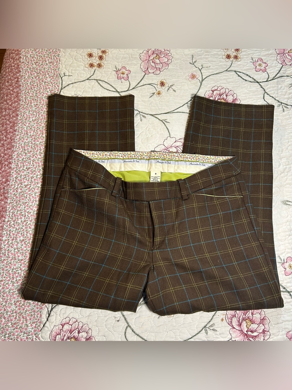 Vintage Abercrombie and fitch plaid pants